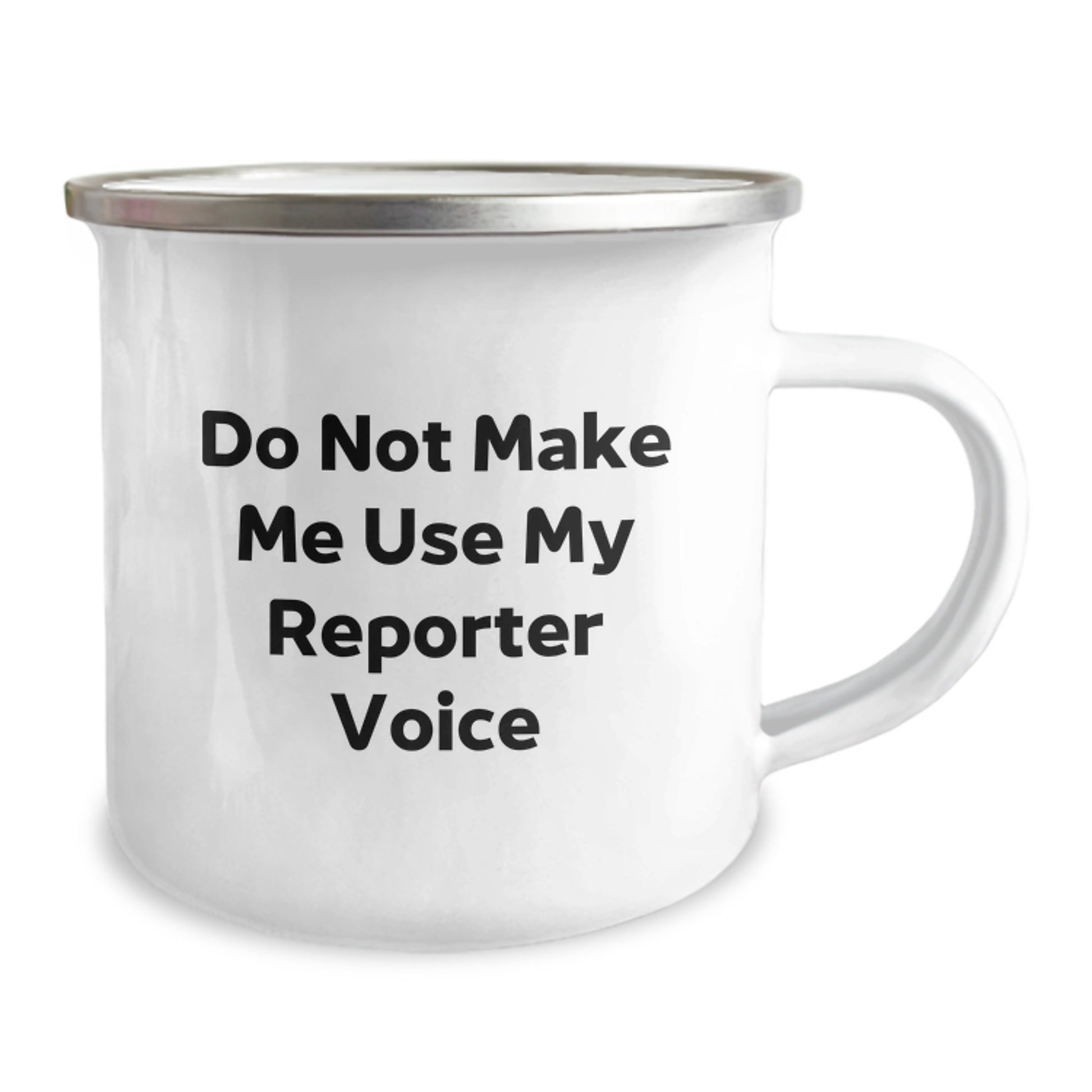 Reporter Keepsake Camping Mug for Him Birthday Gift with Quote - Image 2