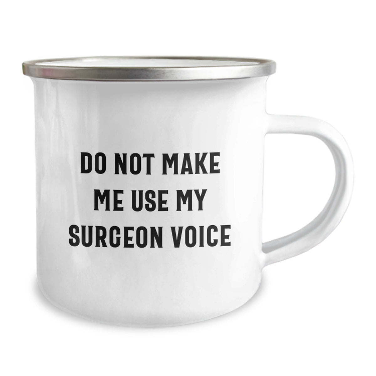 Funny Gifts for Surgeon Friends, Birthday Unique Gifts from Family, Enamel Camping Mug for Surgeon Men or Women - Image 2