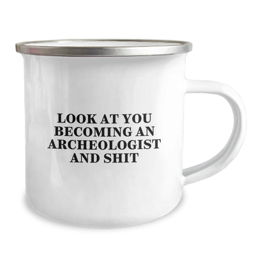 Funny Archeologist Gifts for Mom, Archeologist Mother's Day Unique Gifts from Men, Women for Her, Camping Mug for Archeologist Lover - Image 2