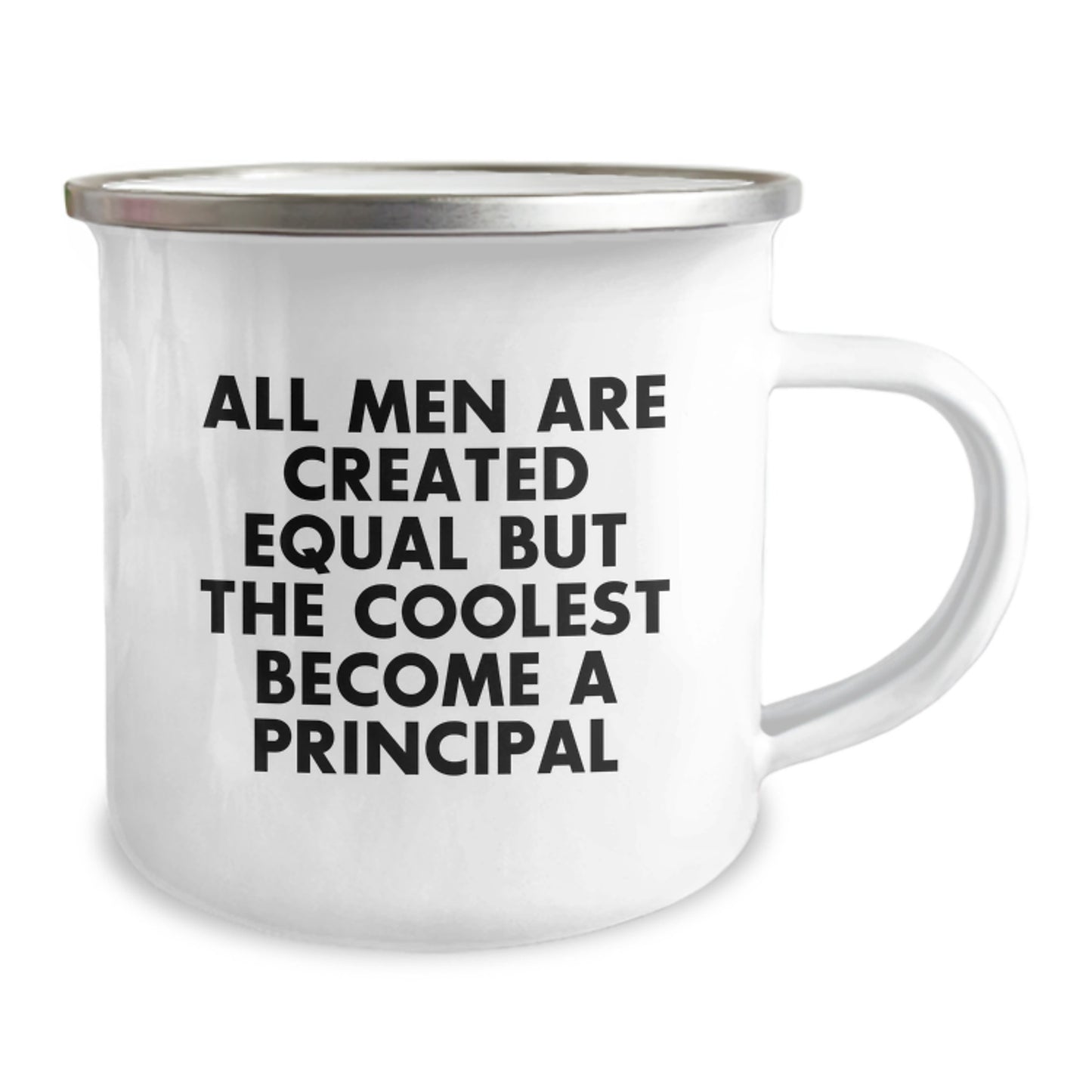 Funny Principal Gifts for Men, Camping Mug with Quirky Quote - Gifts from Friends, Family, Dad to Principal, Father's Day Unique Gifts - Image 2