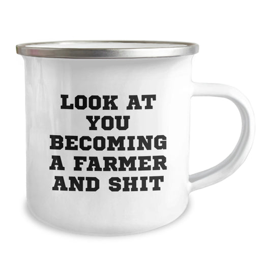 Funny Farming Gifts for Farmers, Unique Camping Mug for Mother's Day, Gifts from Family to Farmer - Image 2