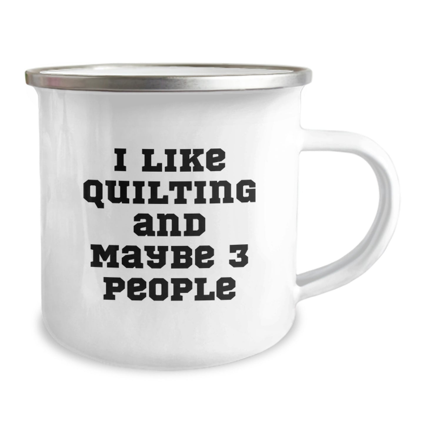 Quilting Enthusiast Gifts from Family to Friends, Funny Quilting Quote Camping Mug for Quilting Lovers - Graduation Unique Gifts - Image 2