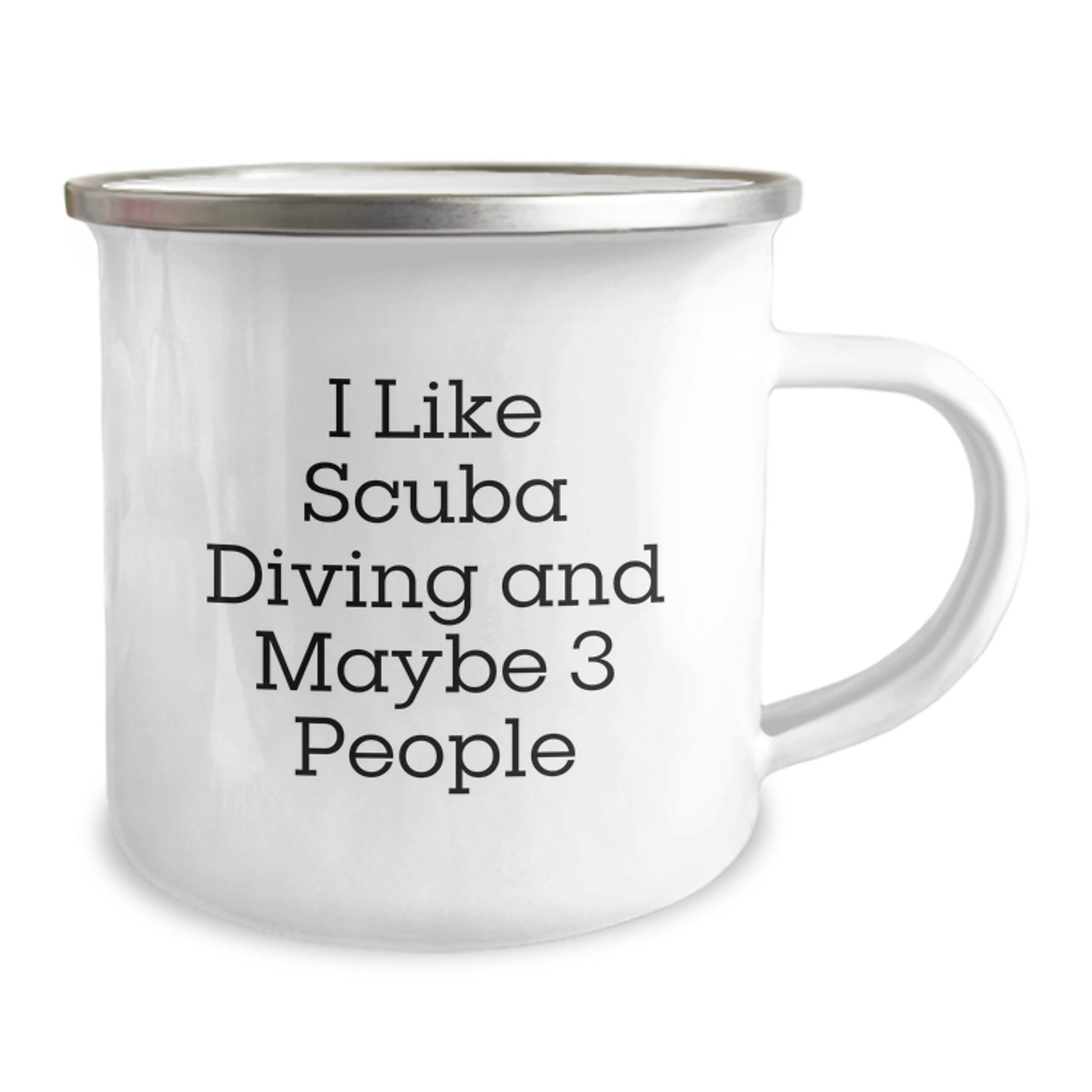 Scuba Diving Gifts for Scuba Diving Lovers, Funny Camping Mug for Mom on Mother's Day from Family, Unique Scuba Diving Mug with I Like Scuba Diving And Maybe 3 People Quote - Image 2