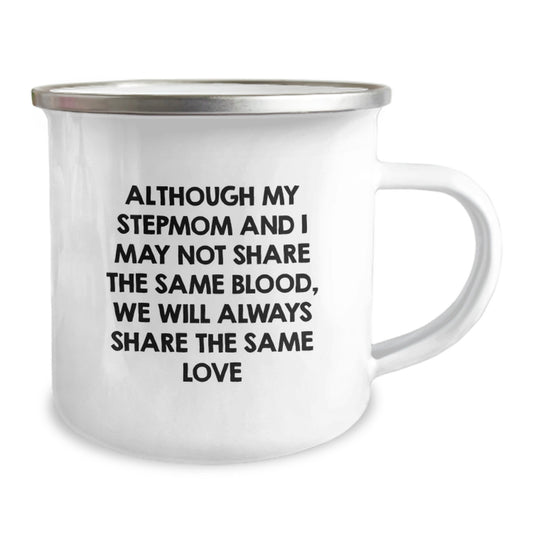 Funny Stepmom Gifts from Family for Birthday - Camping Mug with Love Quote - Unique Stepmom Appreciation - Image 2