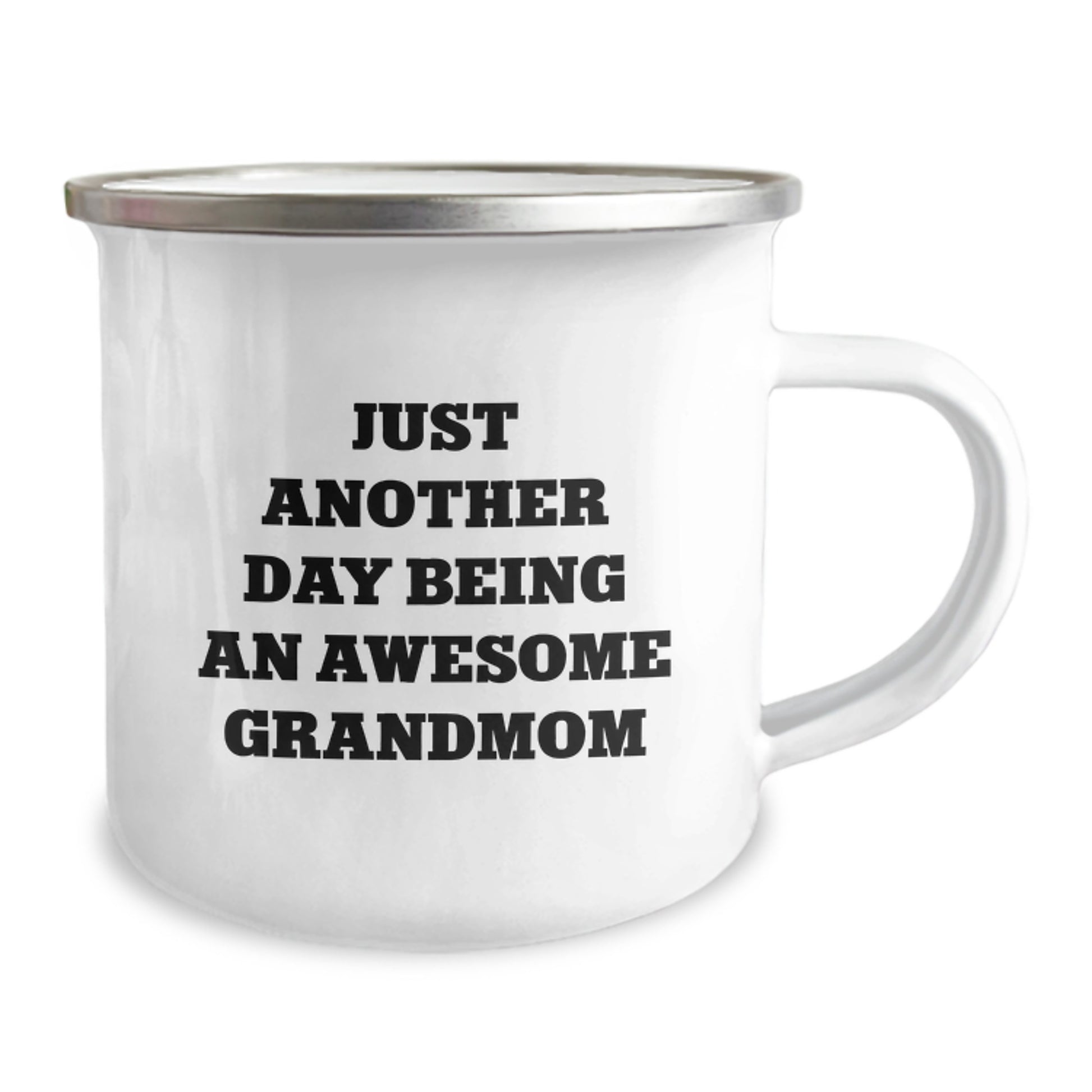 Birthday Gift Grandmom Camping Mug for Her Present Keepsake with Enamel - Image 2