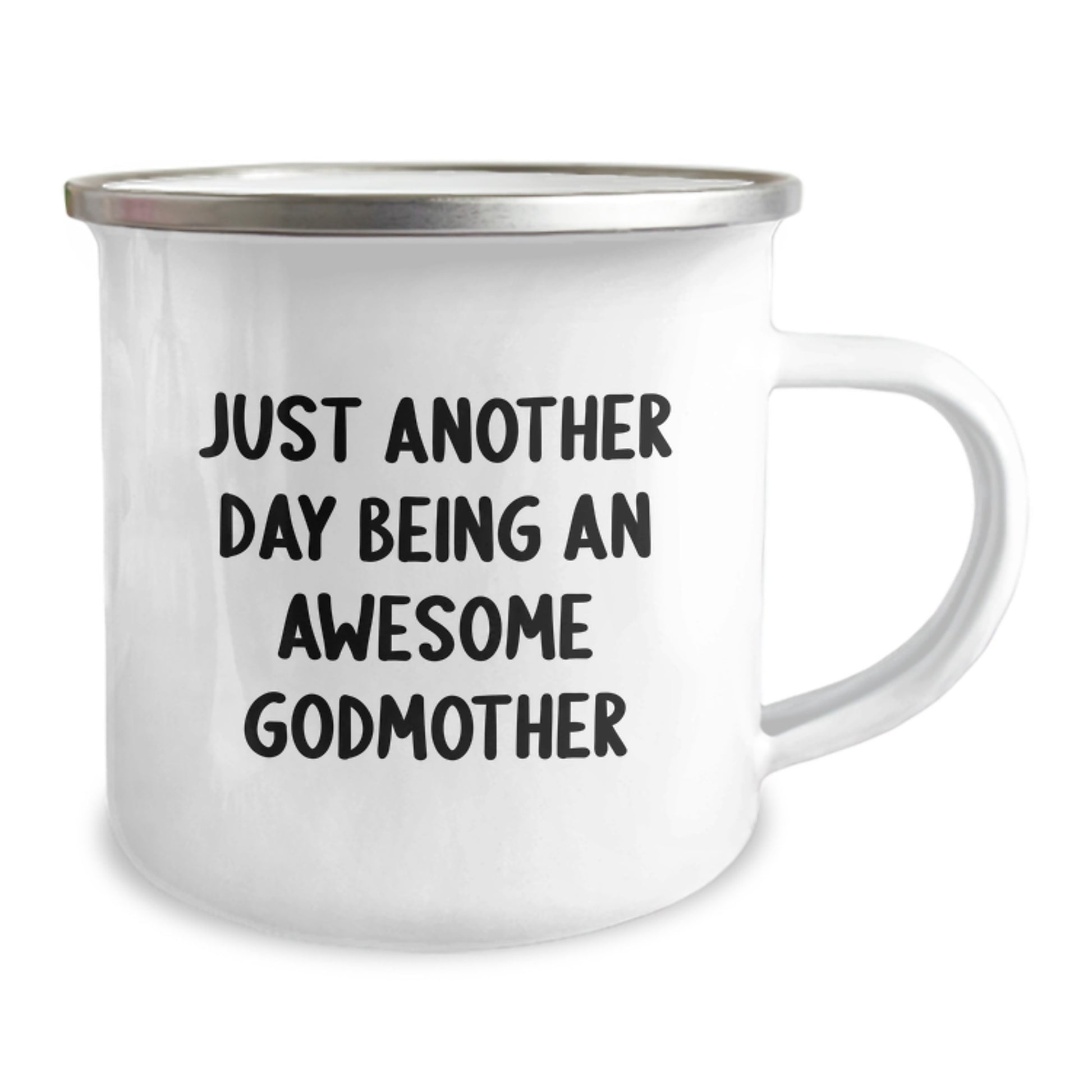 Godmother Keepsake Camping Mug for Him Birthday Gift with Quote - Image 2