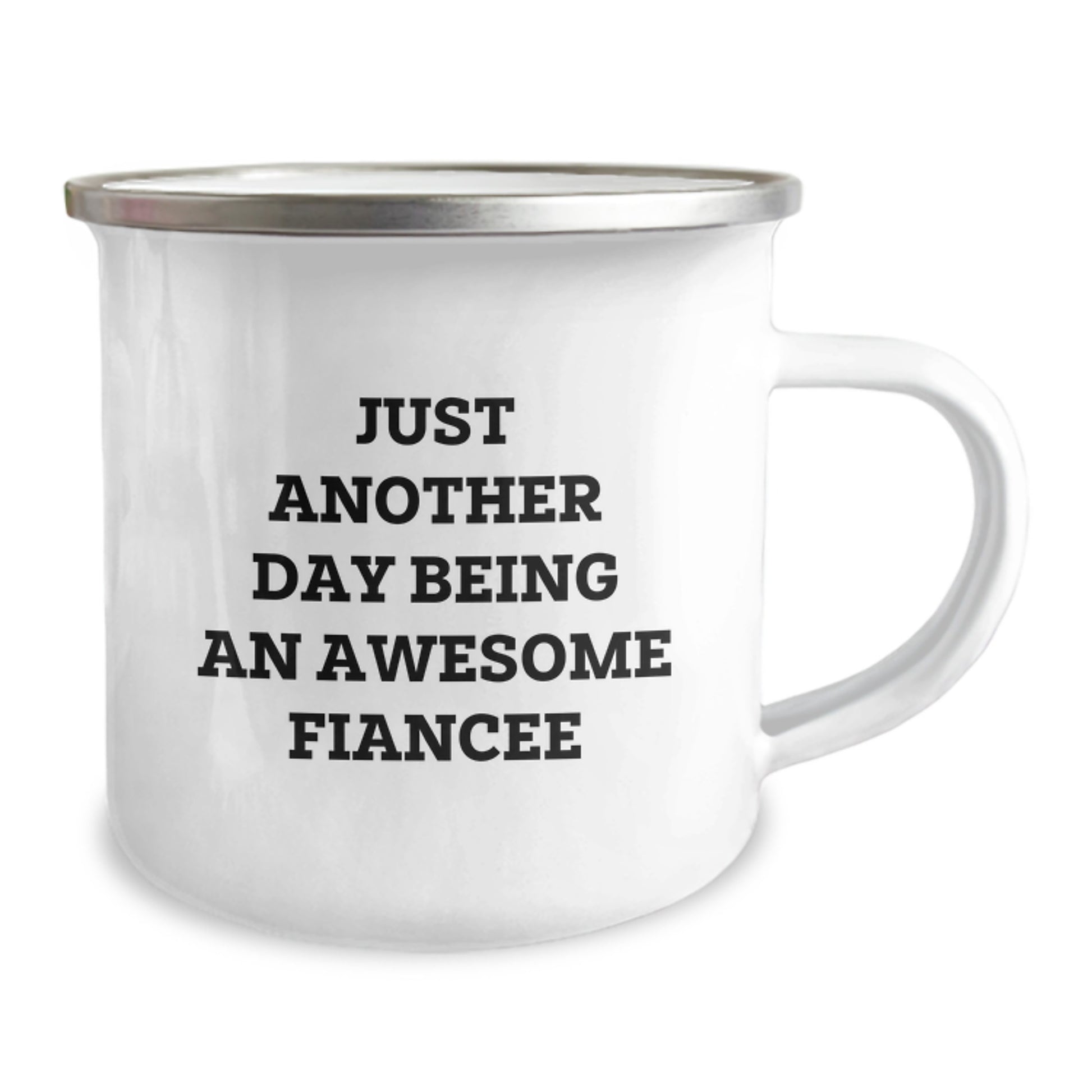 Fiancee Camping Mug Adventure Idea Keepsake for Coworkers Birthday Gift - Image 2