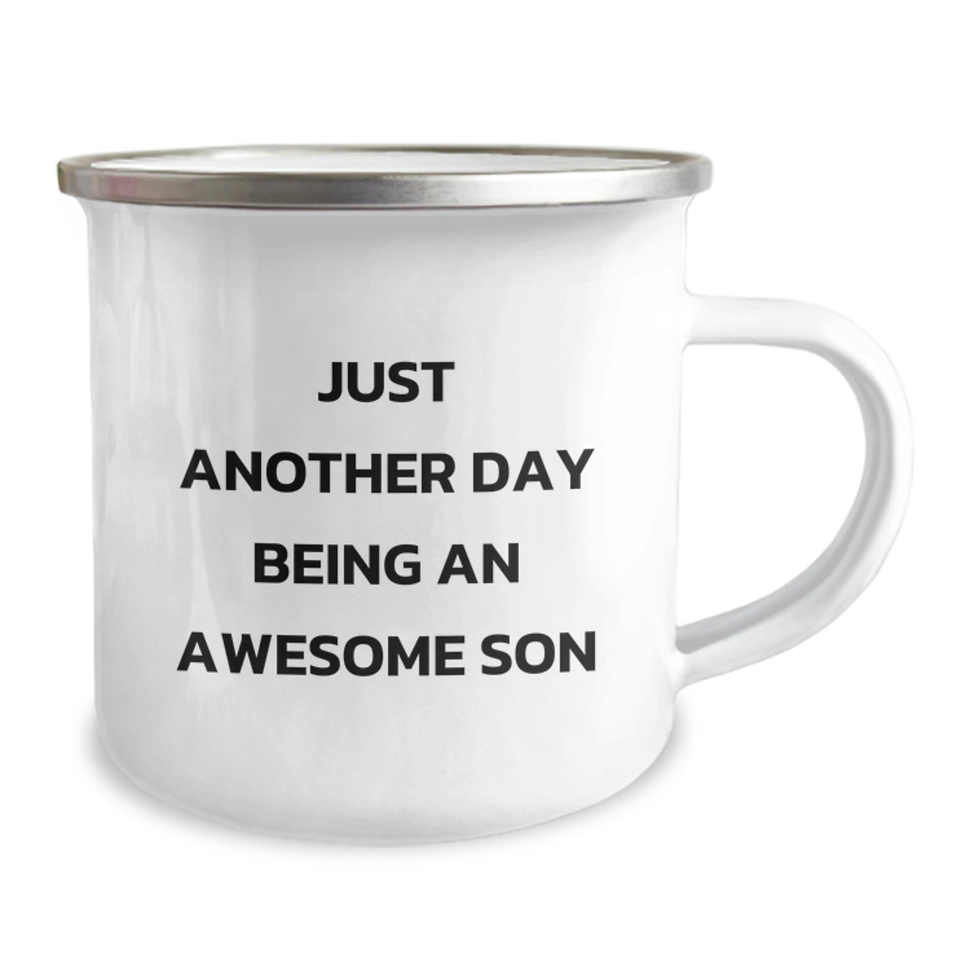 Son Keepsake Camping Mug Birthday Gift for Him Awesome Now - Image 2