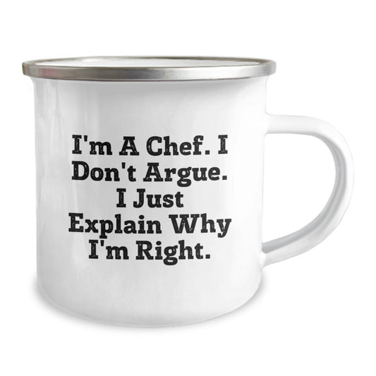 Funny Chef Gifts from Friends, Men, Women, Family, Coworkers - Camping Mug for Graduation Unique Gifts - Image 2