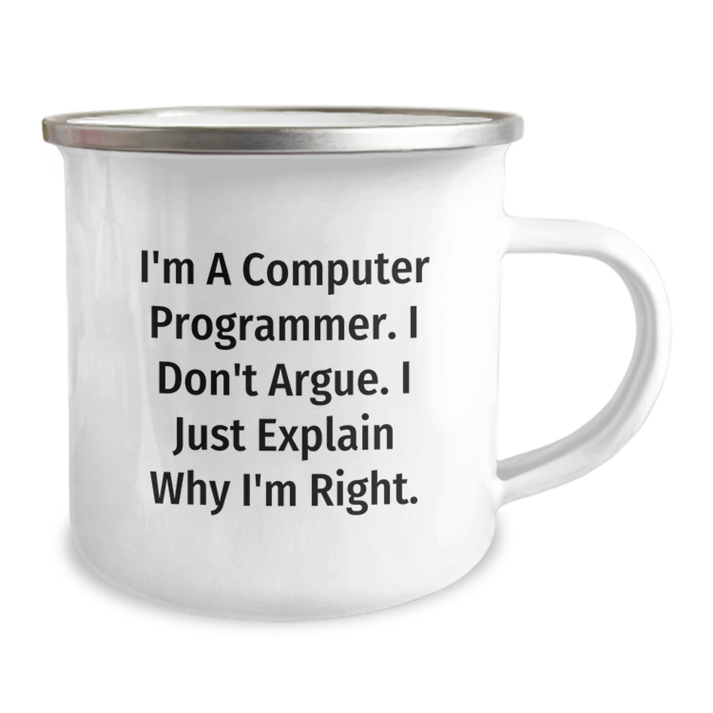 Funny Computer Programmer Gifts from Mom, A Unique Mother's Day Unique Gifts for Computer Programmer Friends and Family, Camping Mug - Image 2
