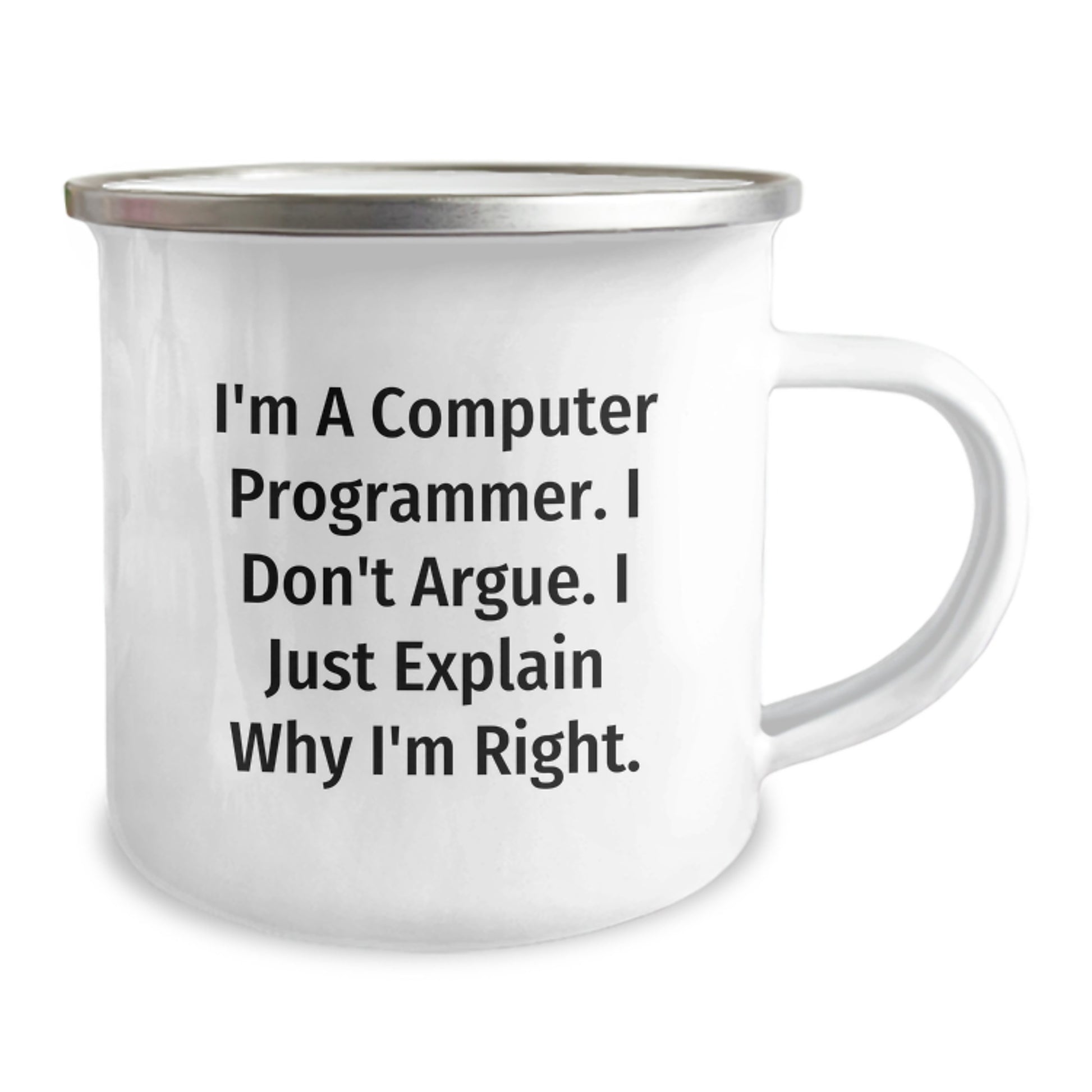 Funny Computer Programmer Gifts from Mom, A Unique Mother's Day Unique Gifts for Computer Programmer Friends and Family, Camping Mug - Image 2
