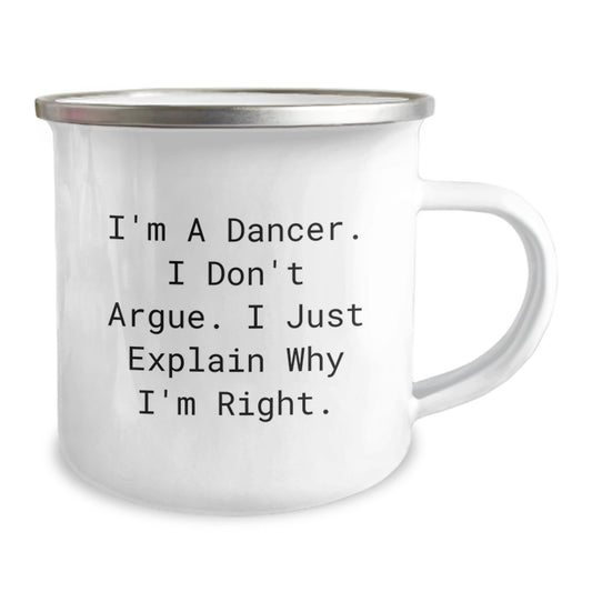 Funny Dancer Gifts for Mother's Day from Family, Unique Camping Mugs with Inspirational Quote, Dancer Mom Coffee Mug - Image 2