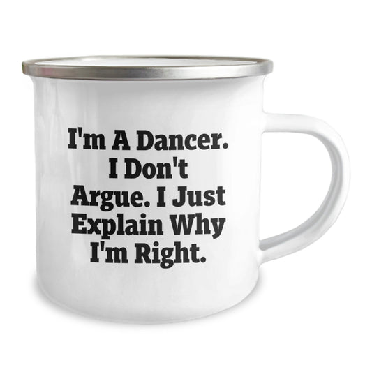 Funny Dancer Mom Gifts from Men Women Friends to Dancer Men Women Friends Mother's Day Unique Camping Mug for Dancing Enthusiasts - Image 2