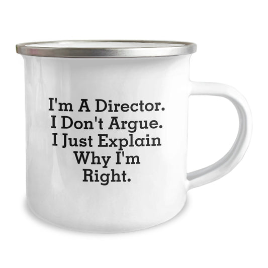 Funny Director Quotes Gifts for Mom from Friends, Unique Camping Mug for Directors on Mother's Day, Perfect - Image 2