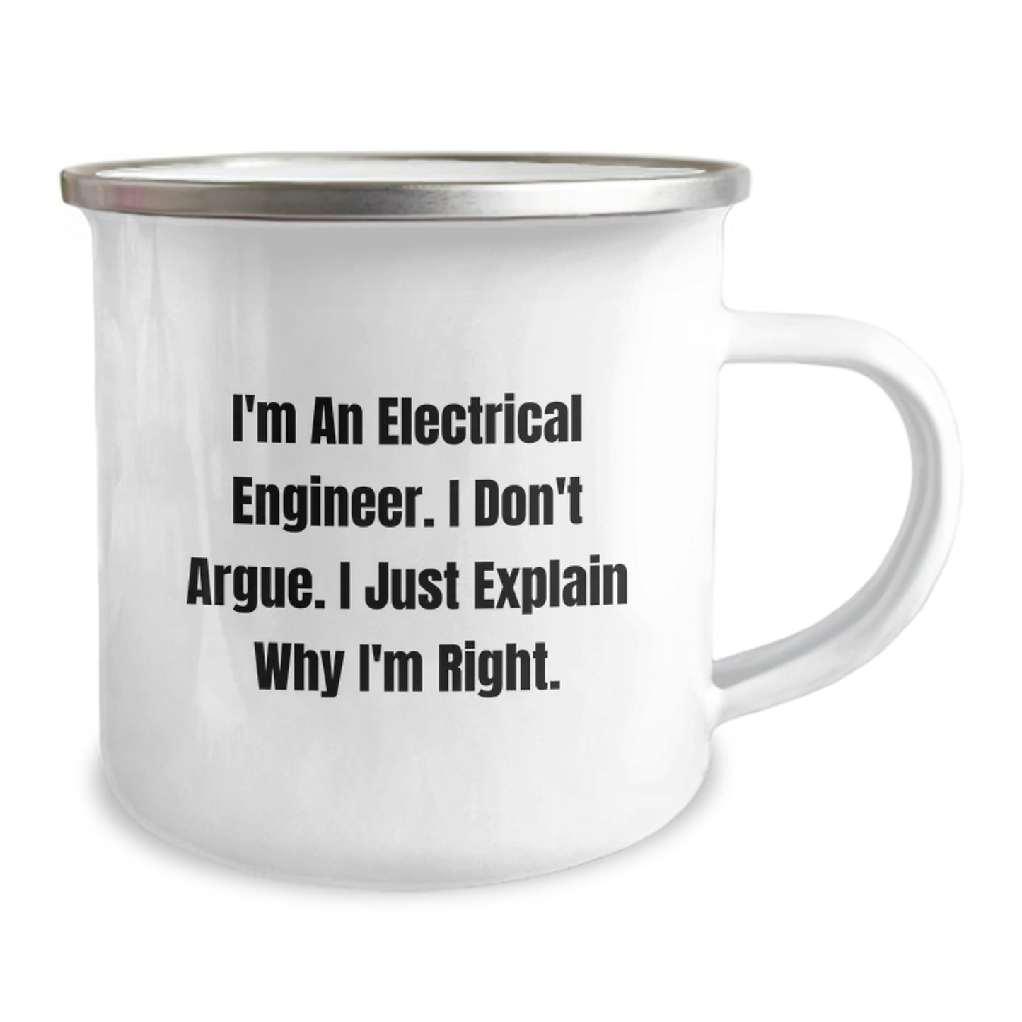 Electrical Engineer Camping Mug Birthday Gift for Her Present - Image 2