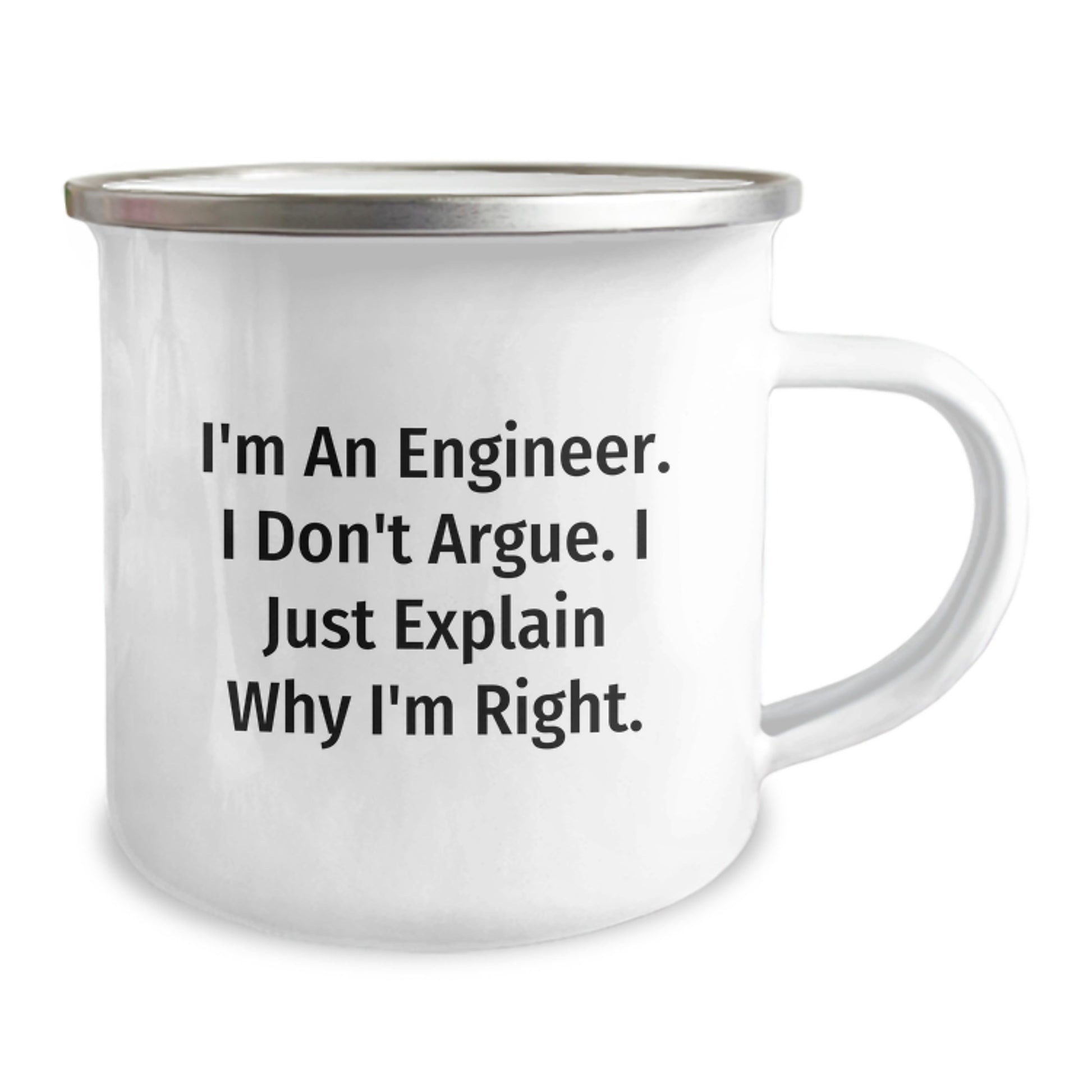 Engineer Keepsake Camping Mug for Him Birthday Gift – Durable - Image 2