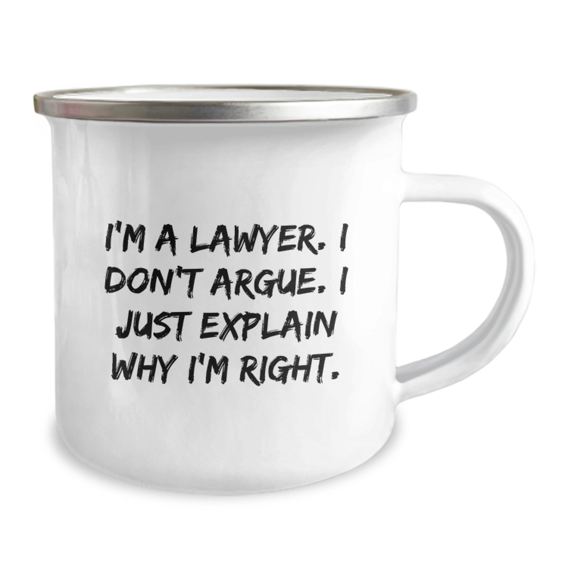 Funny Lawyer Gifts - Graduation Unique Gifts for Lawyer Men from Friends - I'm A Lawyer Mug, 12 oz Camping Mug - Image 2