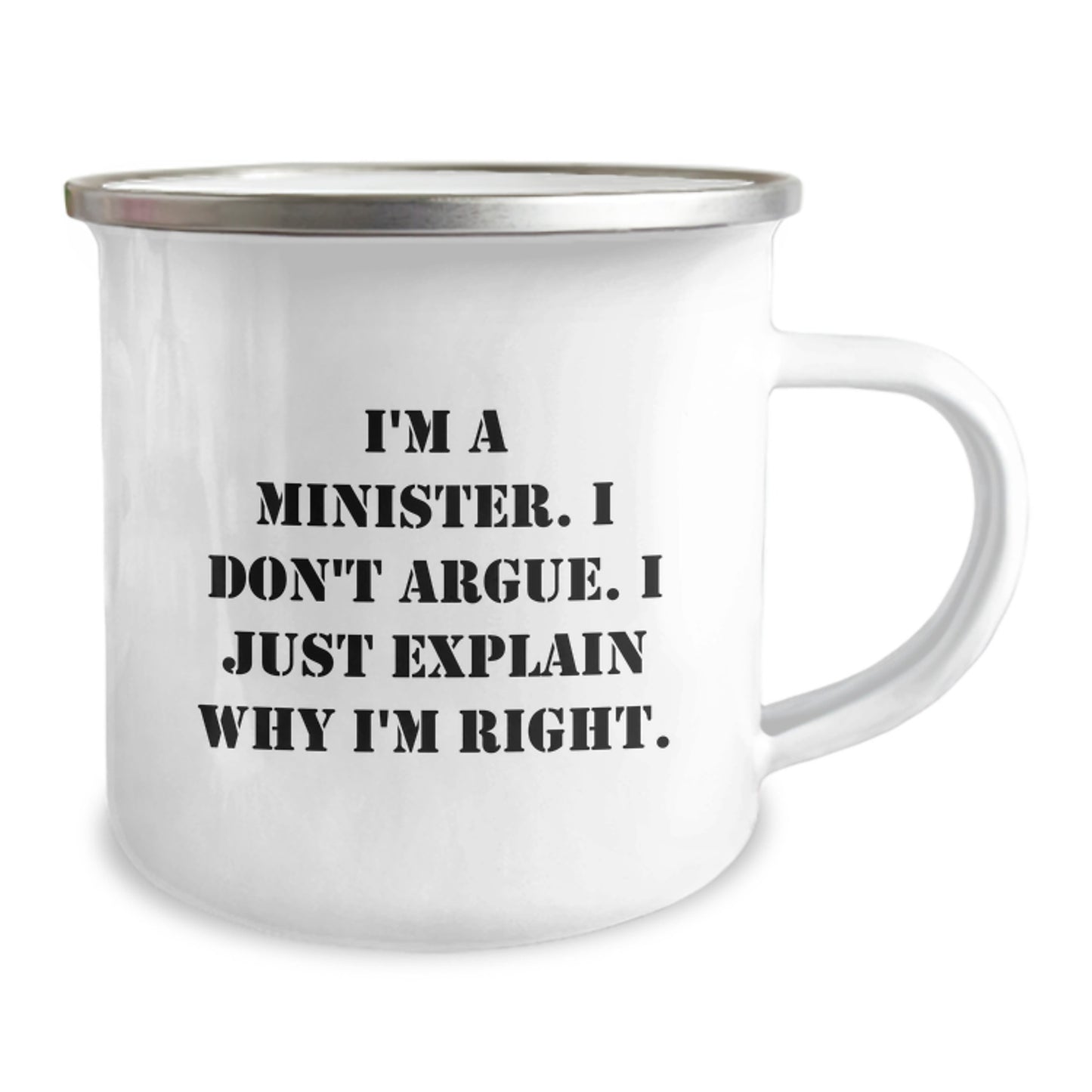 Minister Keepsake Camping Mug for Him Birthday Gift - Image 2