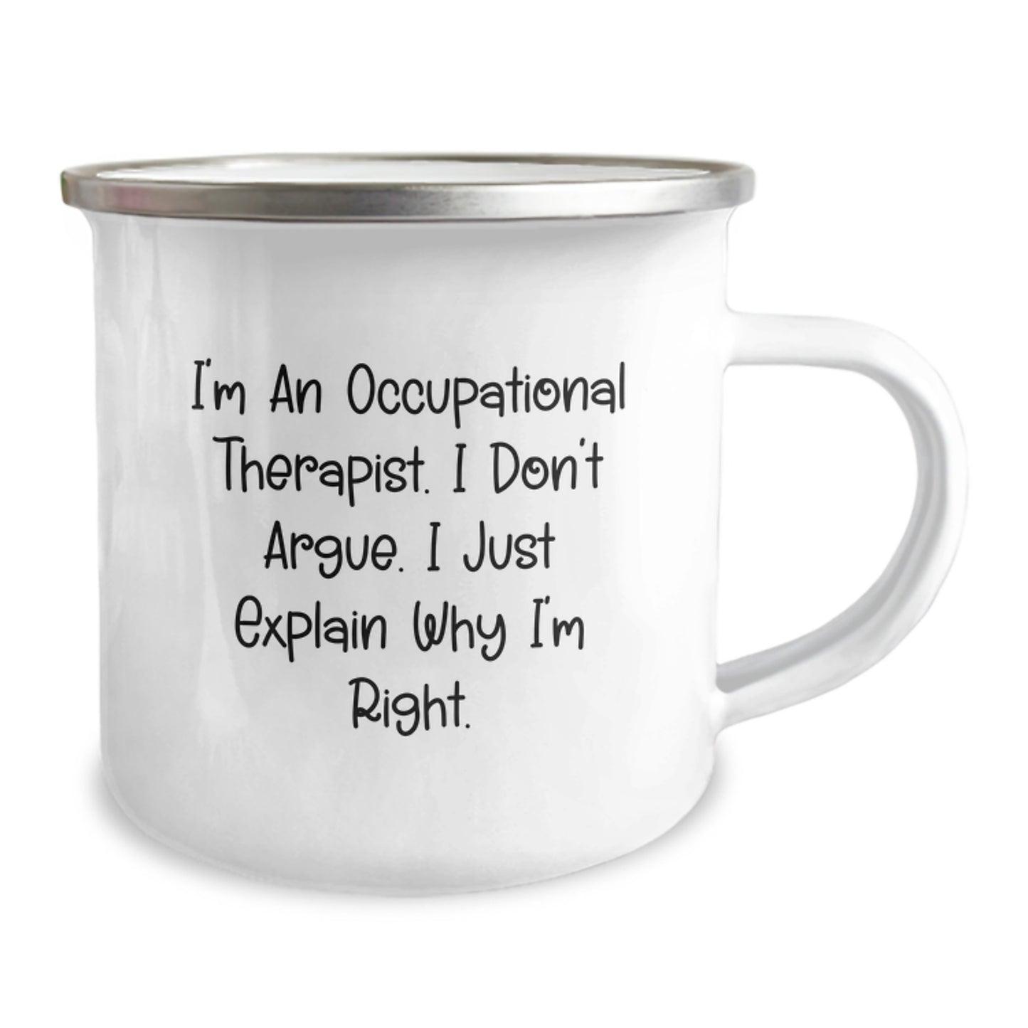 For Him Occupational Therapist Keepsake Birthday Gift Camping Mug 12oz - Image 2
