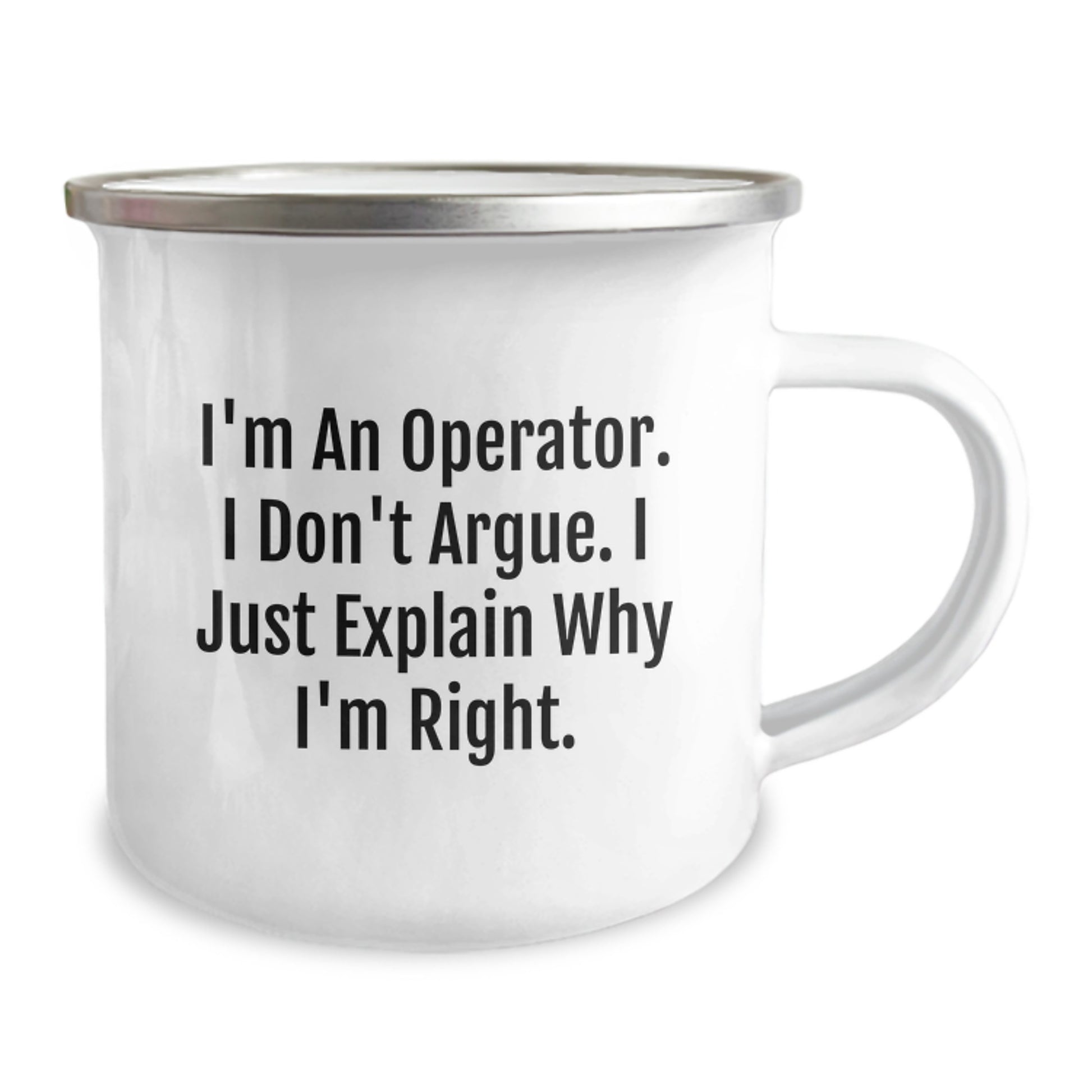 Birthday Gift for Her Operator Camping Mug Present with Stainless Steel - Image 2