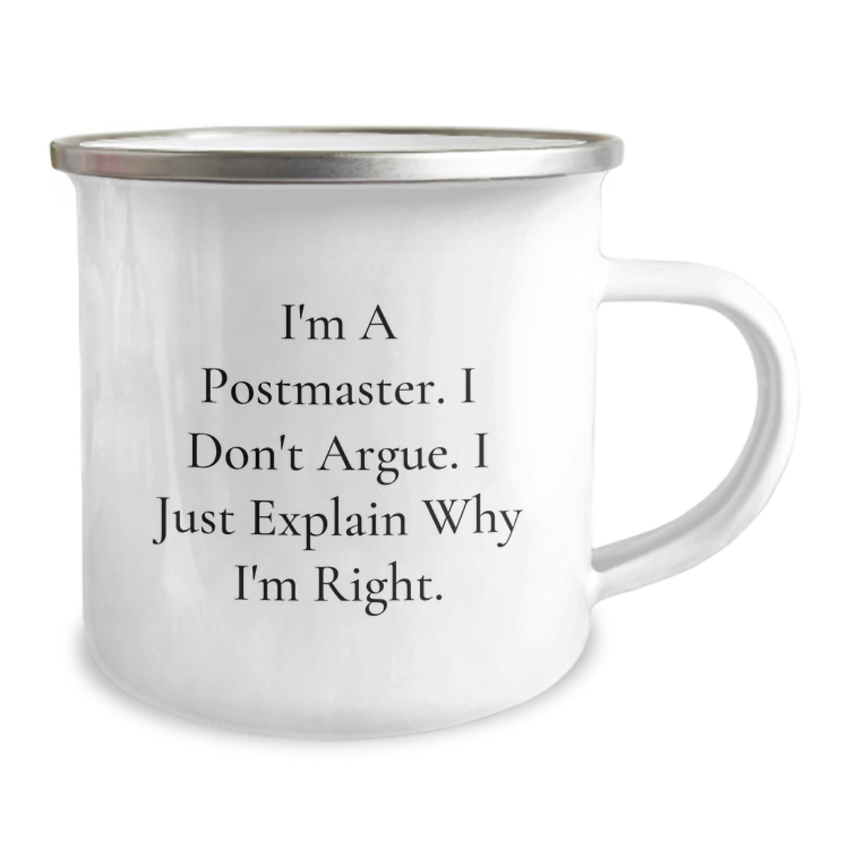 Funny Postmaster Gifts for Men, Gifts from Friends to Postmaster with Camping Mug, Valentine's Unique Gifts - Image 2