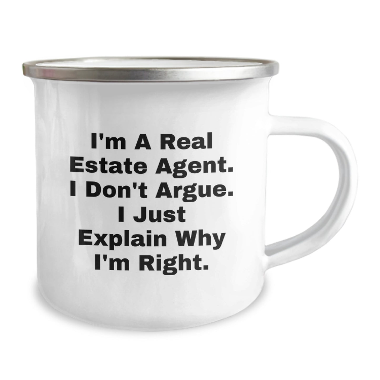 Funny Real Estate Agent Gifts for Mom, Camping Mug with Inspirational Quote - Gifts from Family, Unique Mother's Day Unique Gifts - Image 2