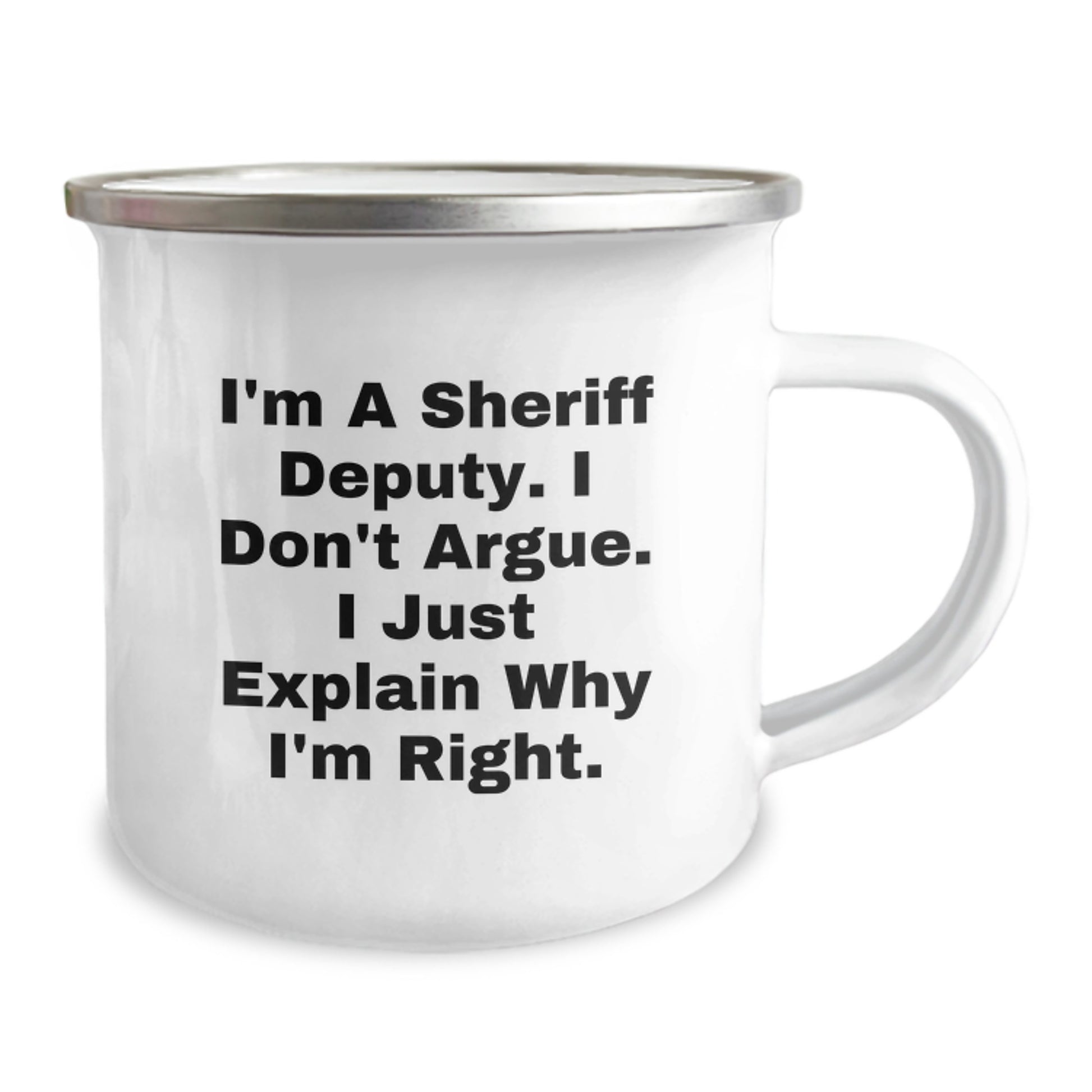 Sheriff Deputy Gifts from Friends, Funny Camping Mug for Sheriff Deputy, Perfect Mother's Day Unique Gifts - Image 2