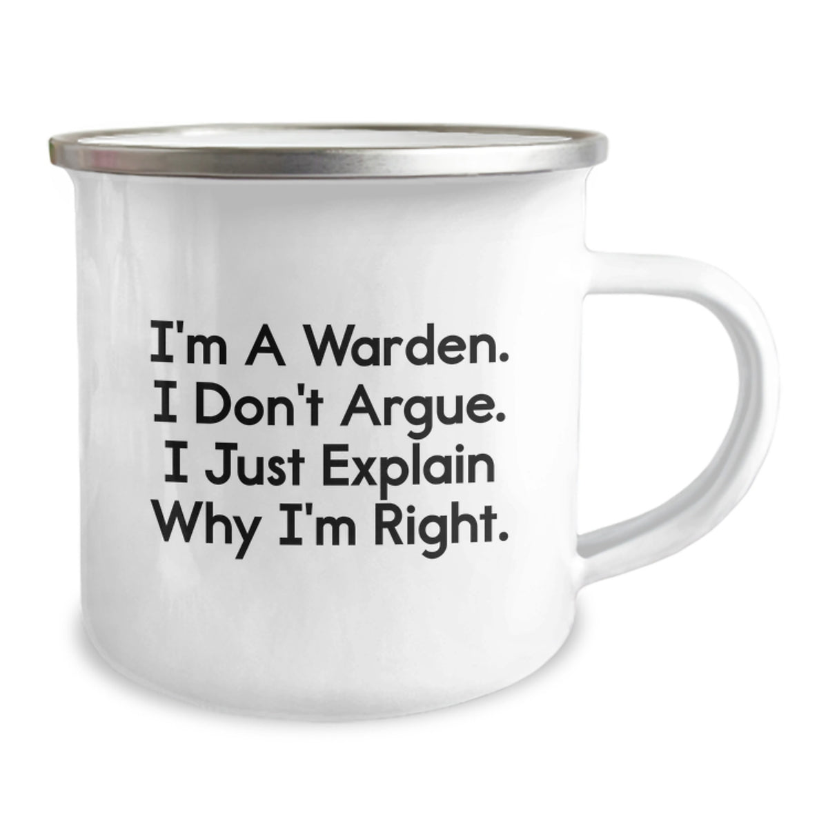 Funny Warden Camping Mug Gifts for Birthday, Inspirational Warden Warden Friends and Family, Unique Camping Mug Quotes - Image 2