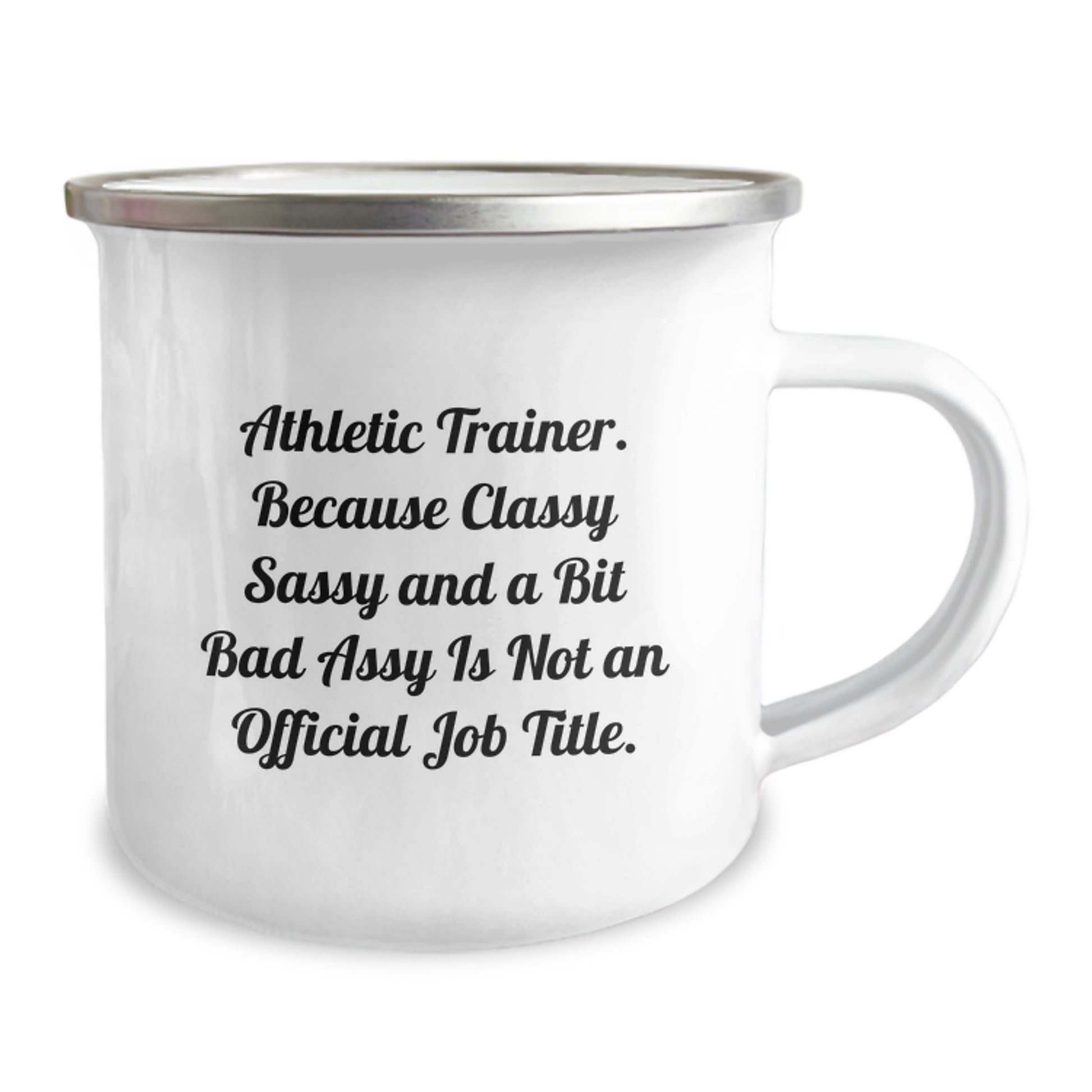 Bold Athletic Trainer Novelty Camping Mug for Friends Birthday Gift - Image 2