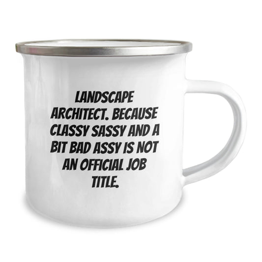 Funny Landscape Architect Gifts for Mom - Gifts from Family - Sassy Landscape Architect Quote on Camping Mug for Her - Mother's Day Unique Gifts - Image 2