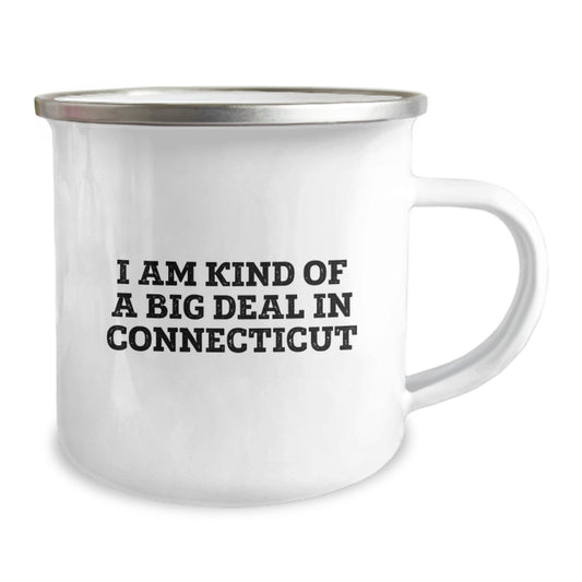 Funny Connecticut Camping Mug Gifts from Friends to Mom's Special Day - Image 2