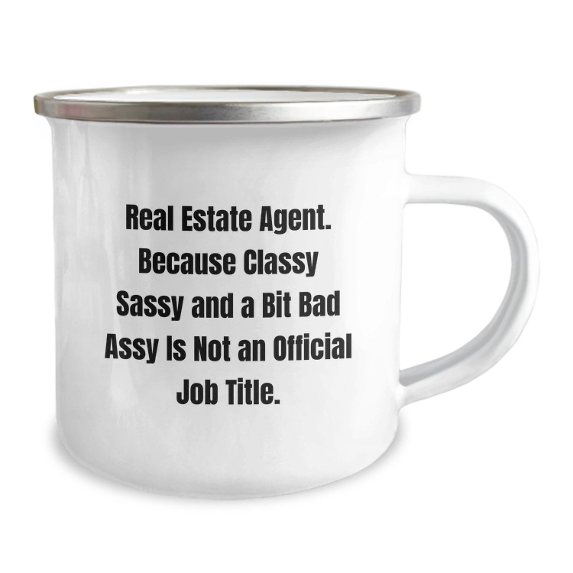 Birthday Gift Real Estate Agent Camping Mug for Her Present - Image 2