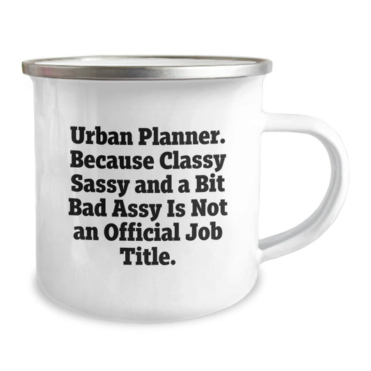 Funny Urban Planner Gifts for Men, Women, Coworkers, and Friends - Valentine's Unique Camping Mug - Image 2