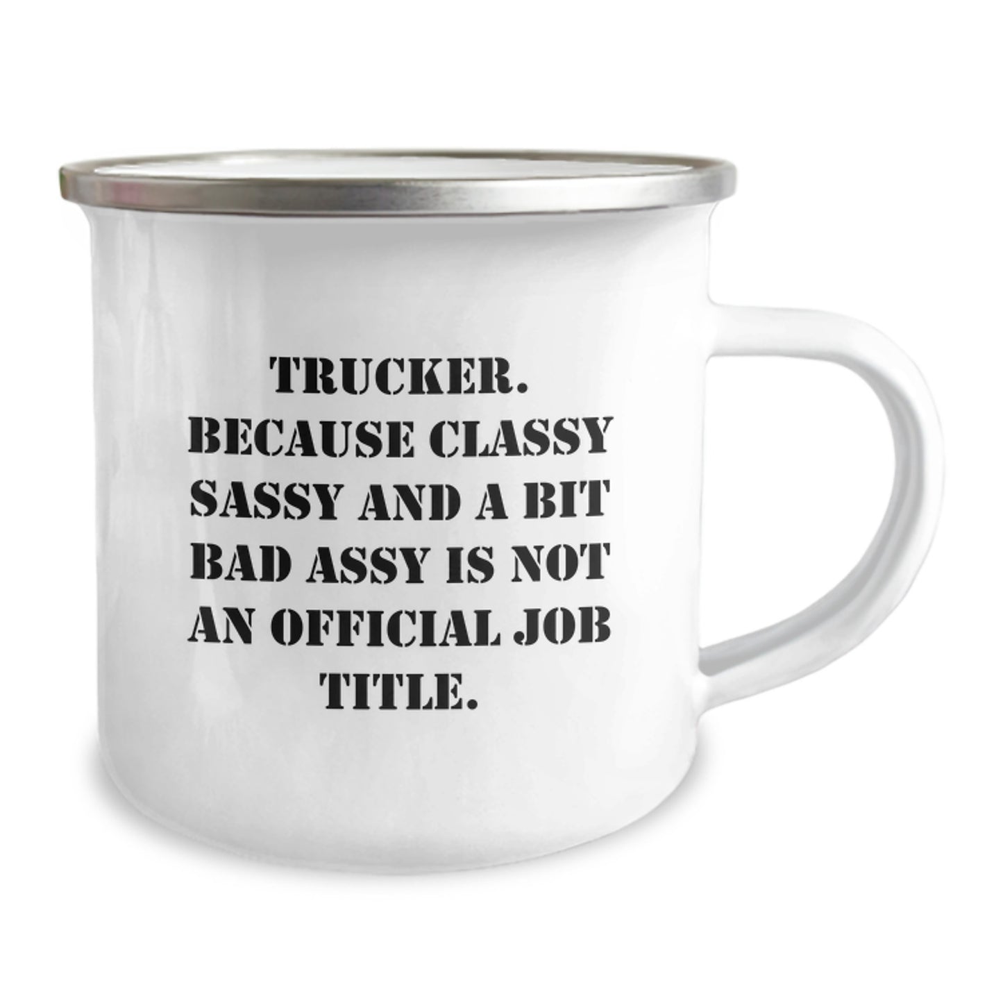 Stainless Trucker Camping Mug Idea for Coworkers Birthday Gift - Image 2