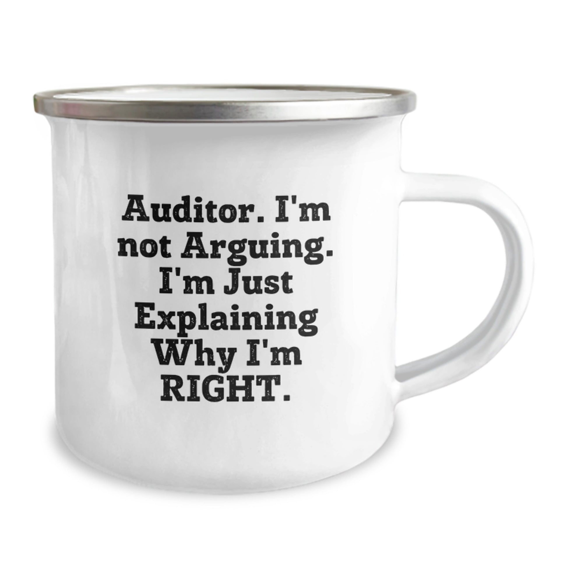 Birthday Gift for Her Auditor Camping Mug Keepsake Present - Image 2