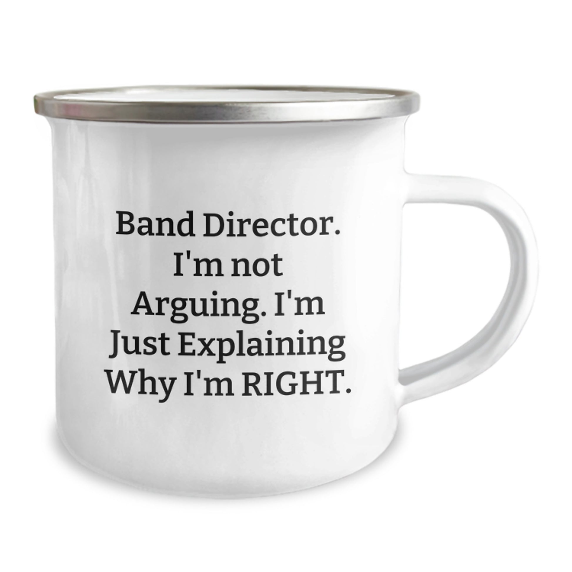 Sassy Band Director Camping Mug for Friends Birthday Gift - Image 2