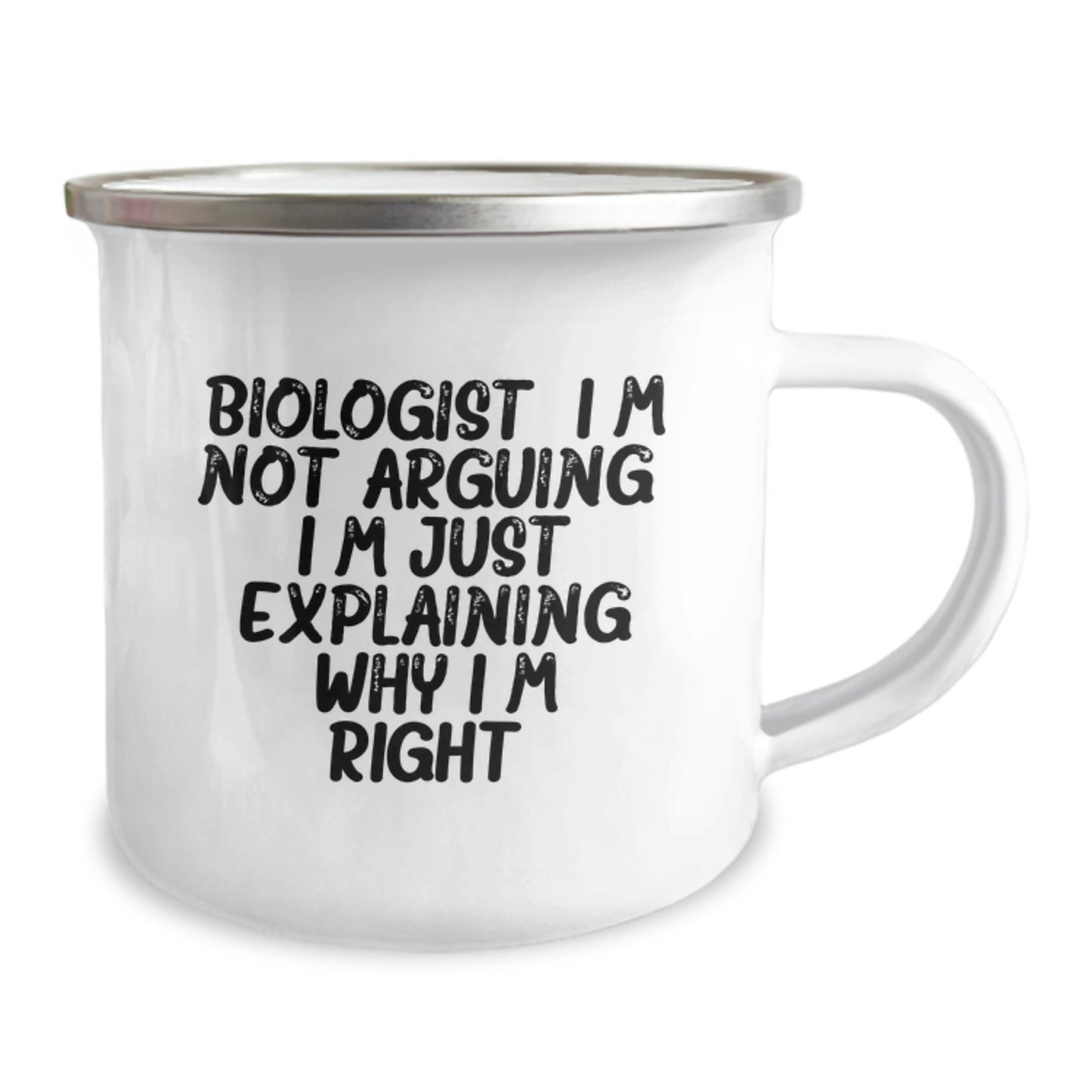 Bold Biologist Camping Mug for Friends Novelty Birthday Gift - Image 2
