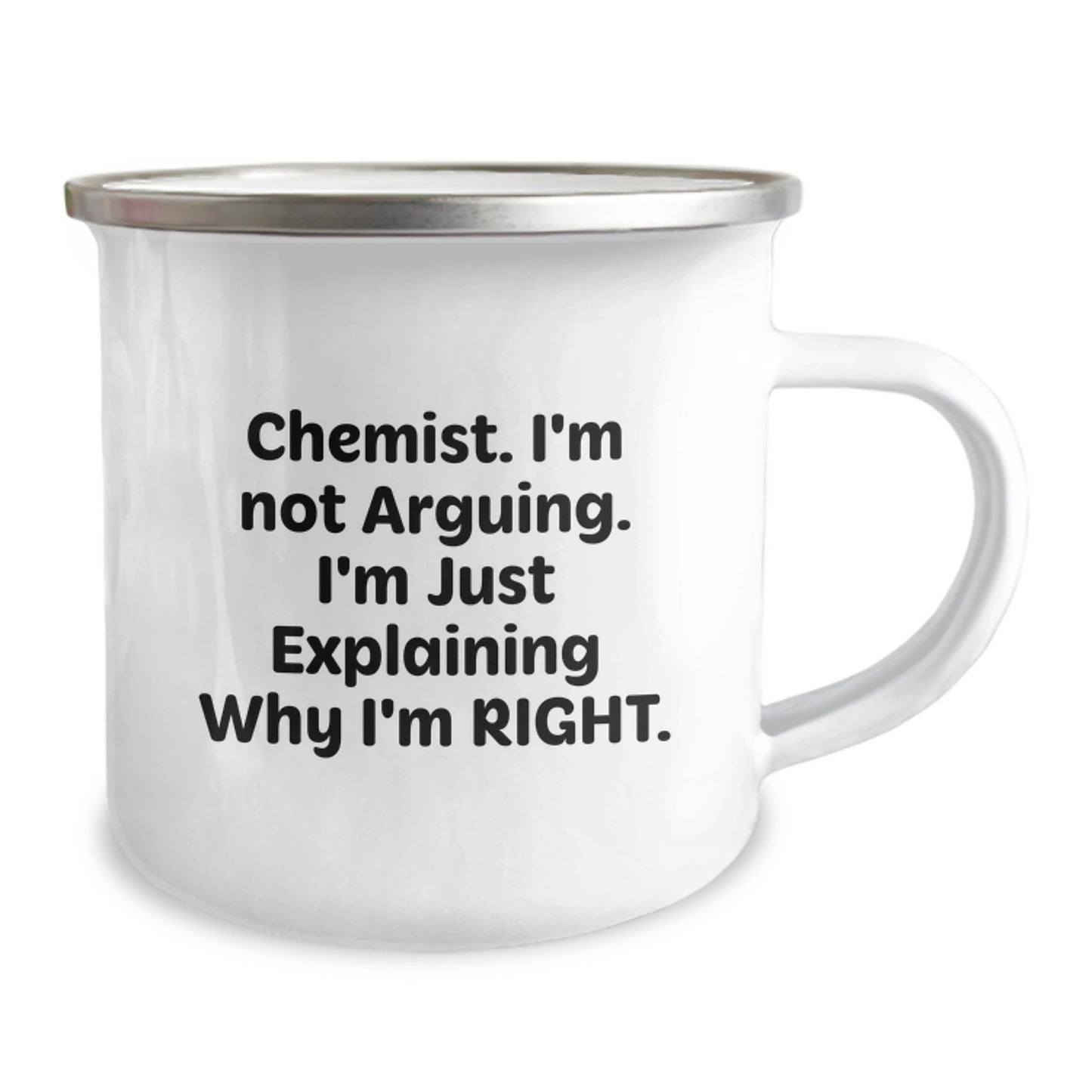 Cheeky Witty Chemist Camping Mug Novelty for Friends Birthday Gift - Image 2