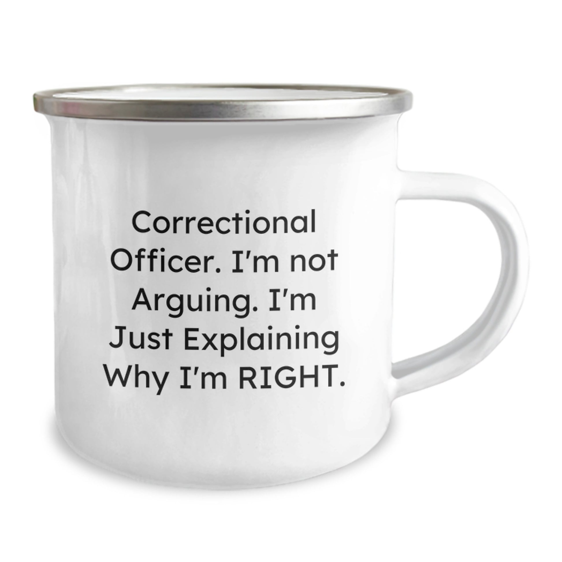 Witty Correctional Officer Camping Mug for Neighbors Birthday Gift - Image 2