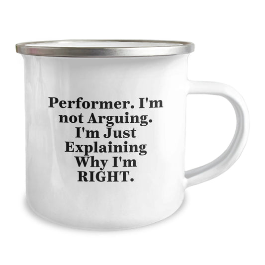 Funny Performer Gifts from Friends for Birthday Unique Mug for Camping - Image 2