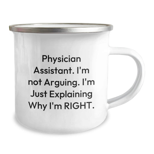 Funny Physician Assistant Gifts from Friends to Physician Assistant Birthday Unique Gifts, Camping Mug with Inspirational Quote, Perfect for Men or Women - Image 2