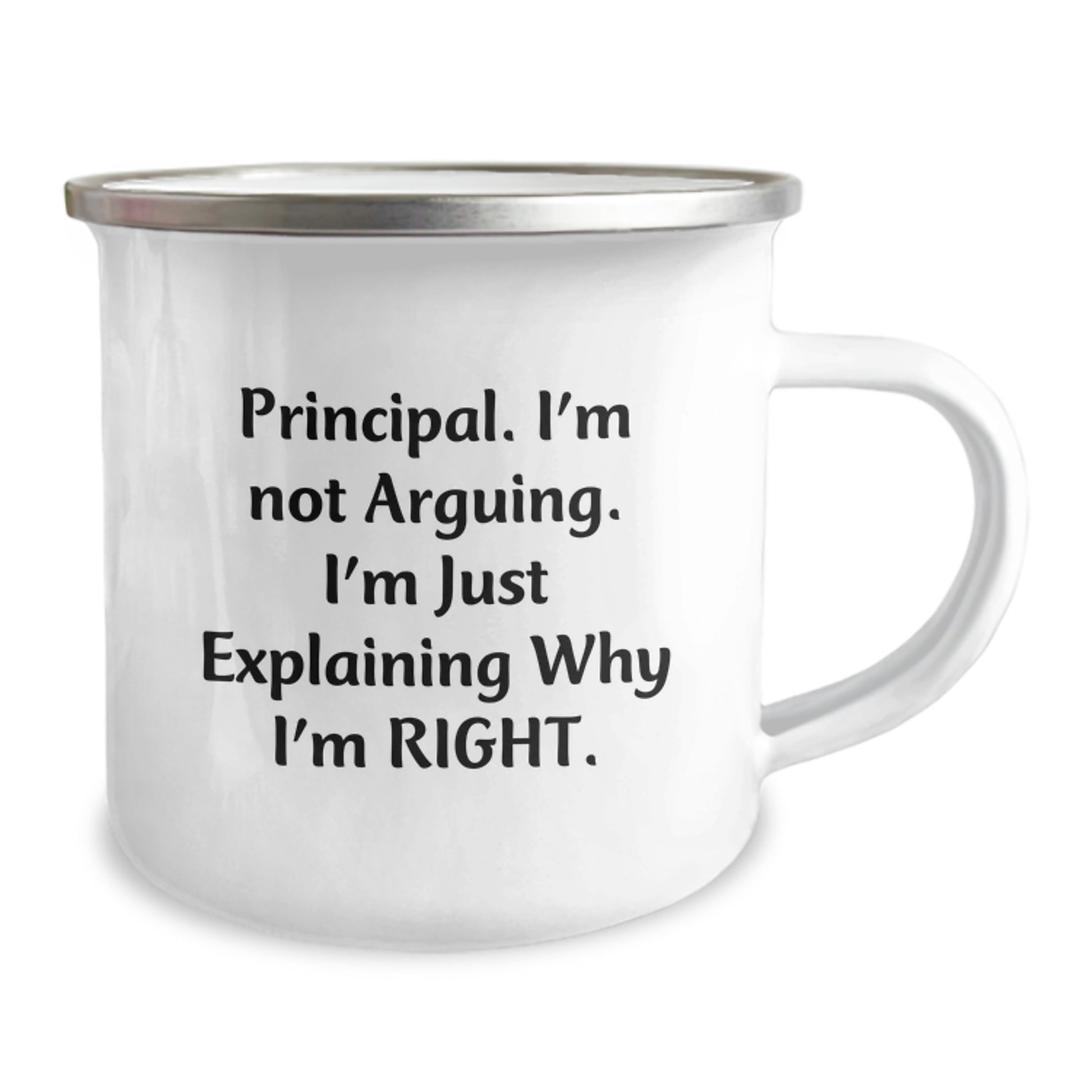 Principal Keepsake Camping Mug for Him Birthday Gift Stainless Steel - Image 2