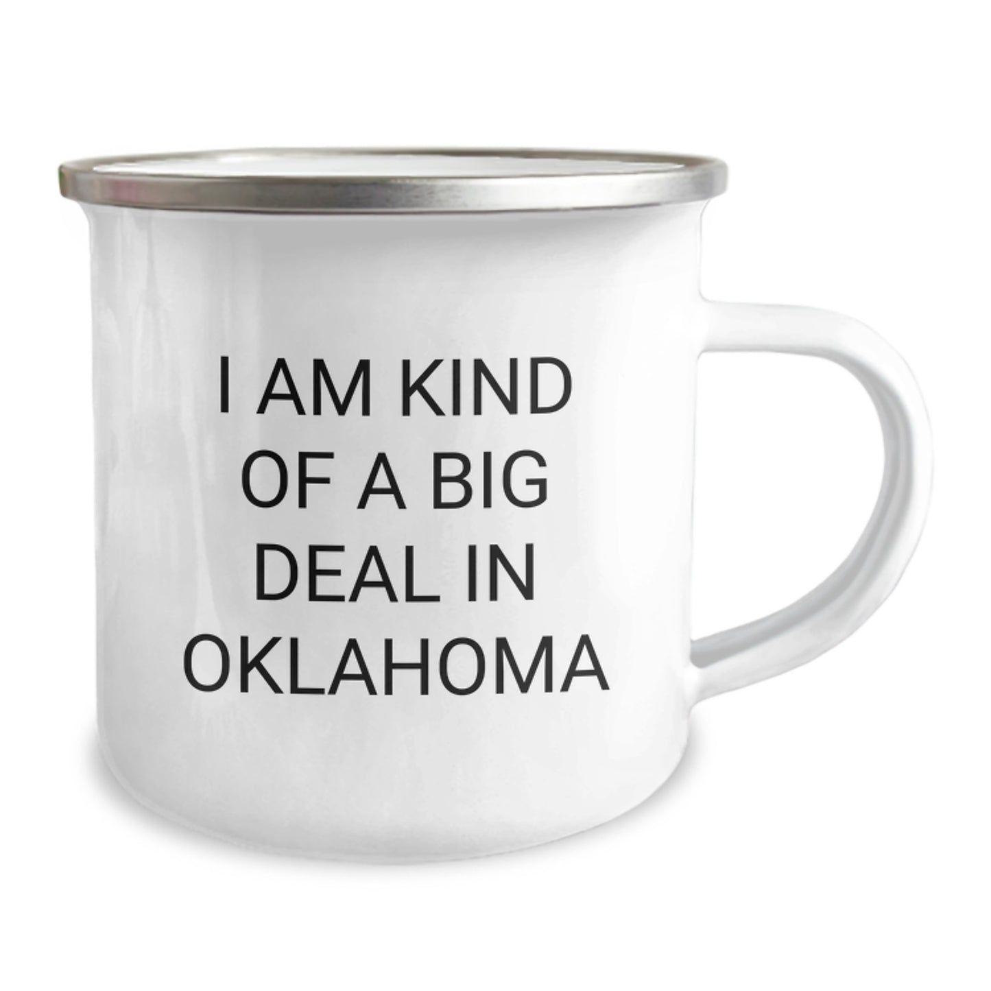 Funny Oklahoma Gifts, Camping Mug with I Am Kind Of A Prime Selection Quote, Ideal Gift for Dad on Father's Day - Image 2