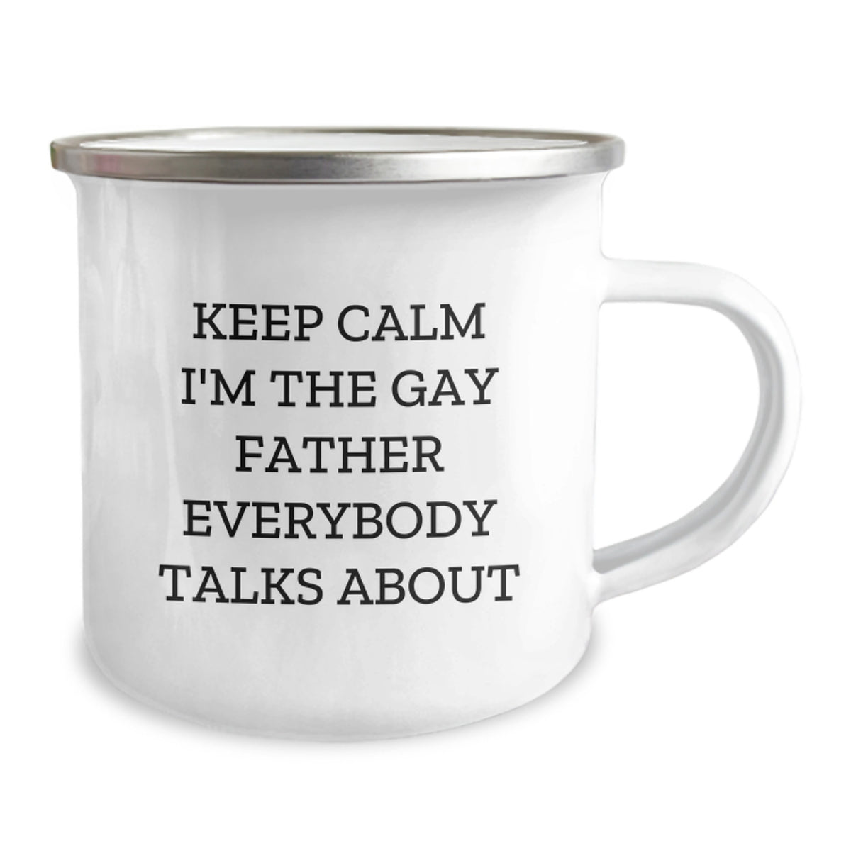 Funny Funny Father Camping Mug Keep Calm Father Gifts for Men Birthday Unique - Image 2