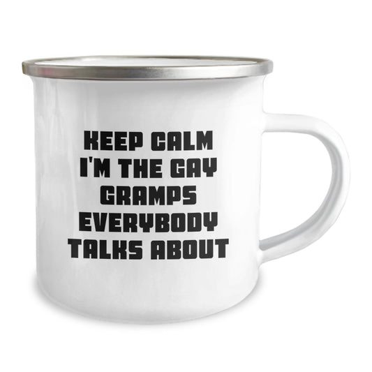 Funny Gay Gramps Camping Mug Gifts for Men from Family on Mother's Day Unique - Image 2
