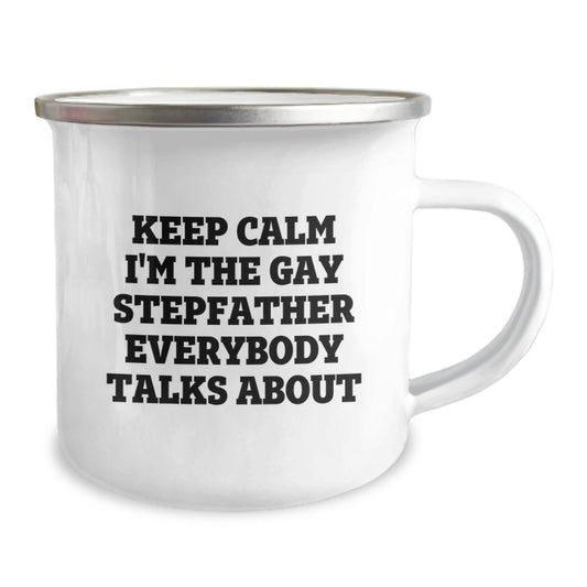 Sassy Essential Stepfather Camping Mug for Neighbors Birthday Gift - Image 2