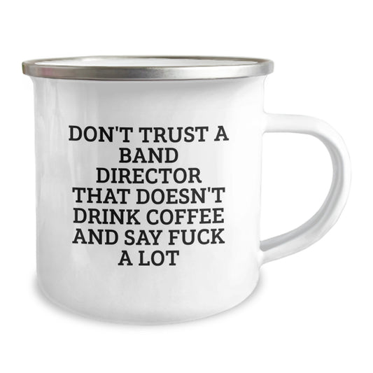 Funny Band Director Camping Mug Gifts from Men to Their Favorite Band Director Friends on Valentine's - Image 2