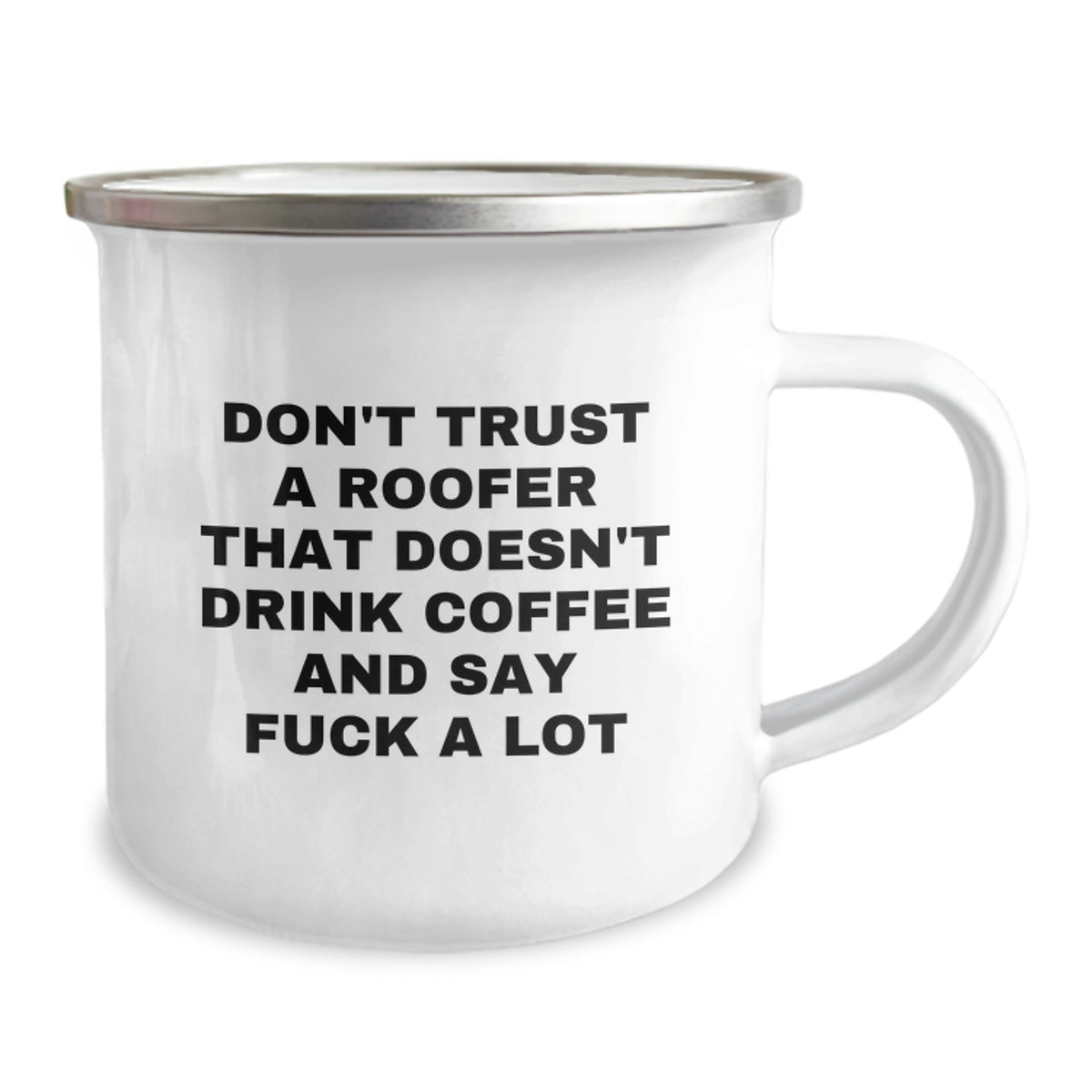 Birthday Gift for Her Roofer Camping Mug Present with Coffee Humor - Image 2