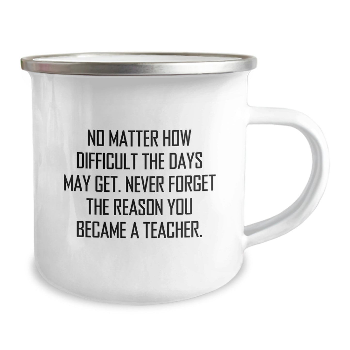Funny Teacher Gifts from Men, Women, Family, Coworkers - Inspirational Camping Mug for Valentine's - Image 2