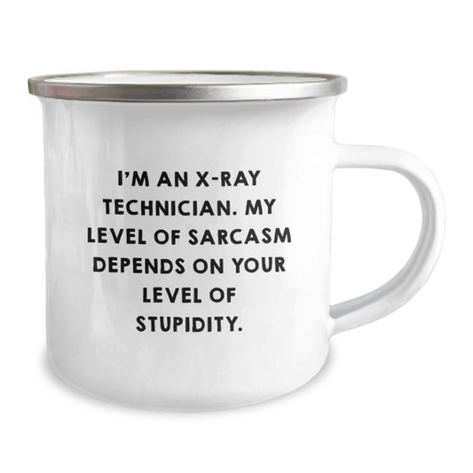 Funny X-Ray Technician Graduation Unique Gifts from Friends - Gifts for X-Ray Technician Men - Camping Mug - Image 2